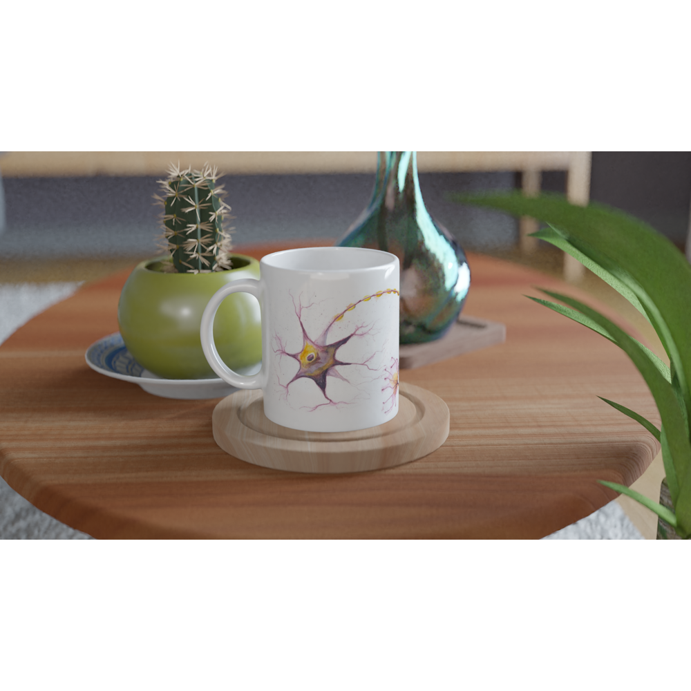 multipolar neuron ceramic mug, standard size