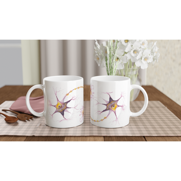 multipolar neuron ceramic mug, standard size