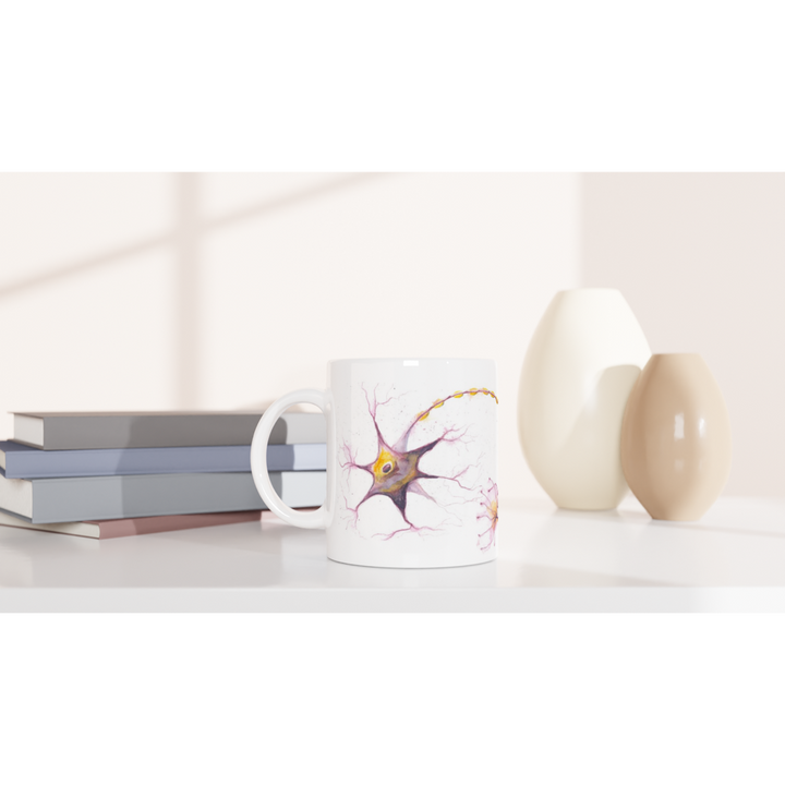 multipolar neuron ceramic mug, standard size