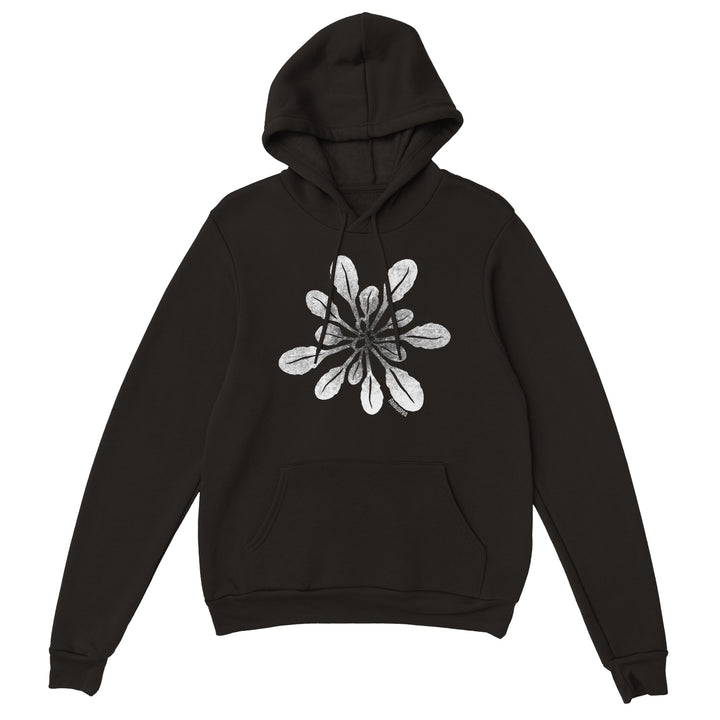 arabidopsis hoodie in black by ontogenie