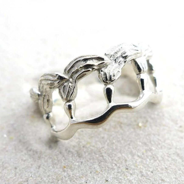 Kelp Ring [Ontogenie Science Jewelry] sterling silver marine biology
