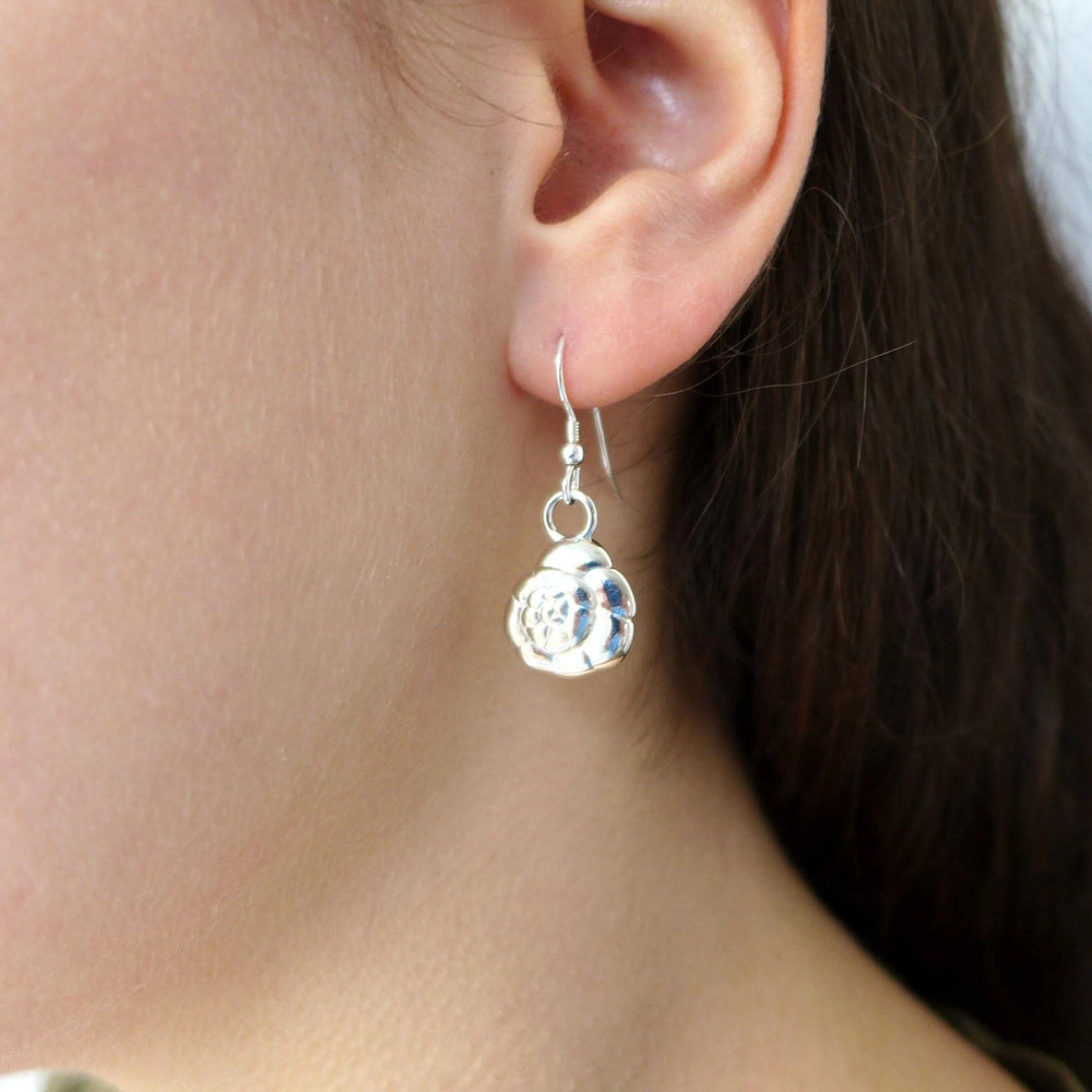 Ammonia tepida Foraminifera Earrings [Ontogenie Science Jewelry] 