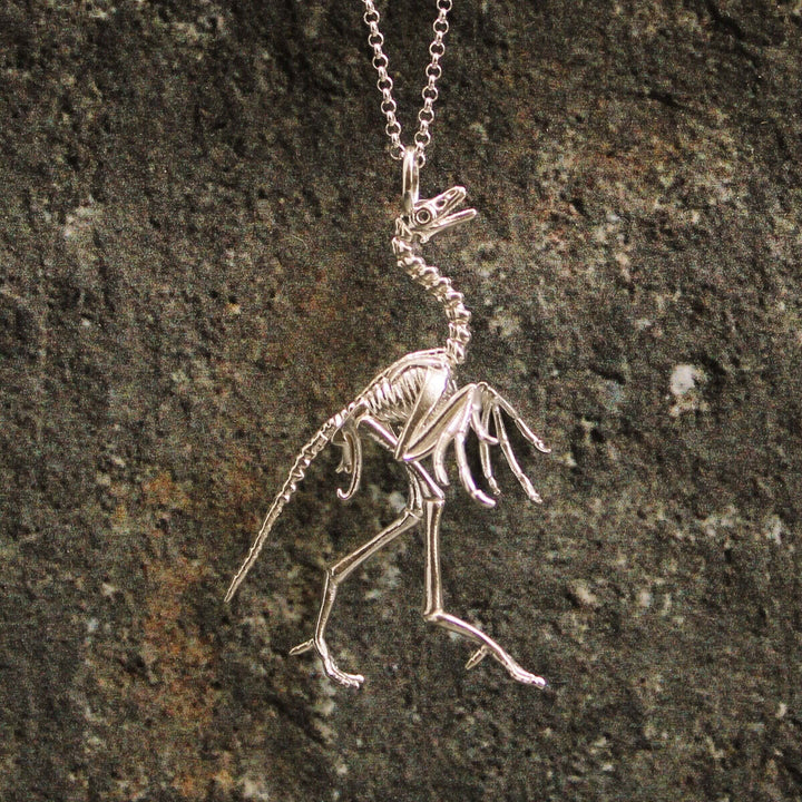 archaeopteryx pendant in solid sterlin silver