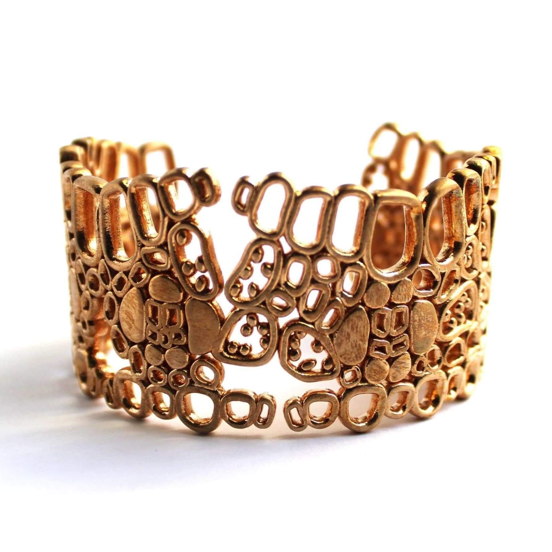 Kranz Leaf Anatomy Cuff Bracelet Biology Jewelry