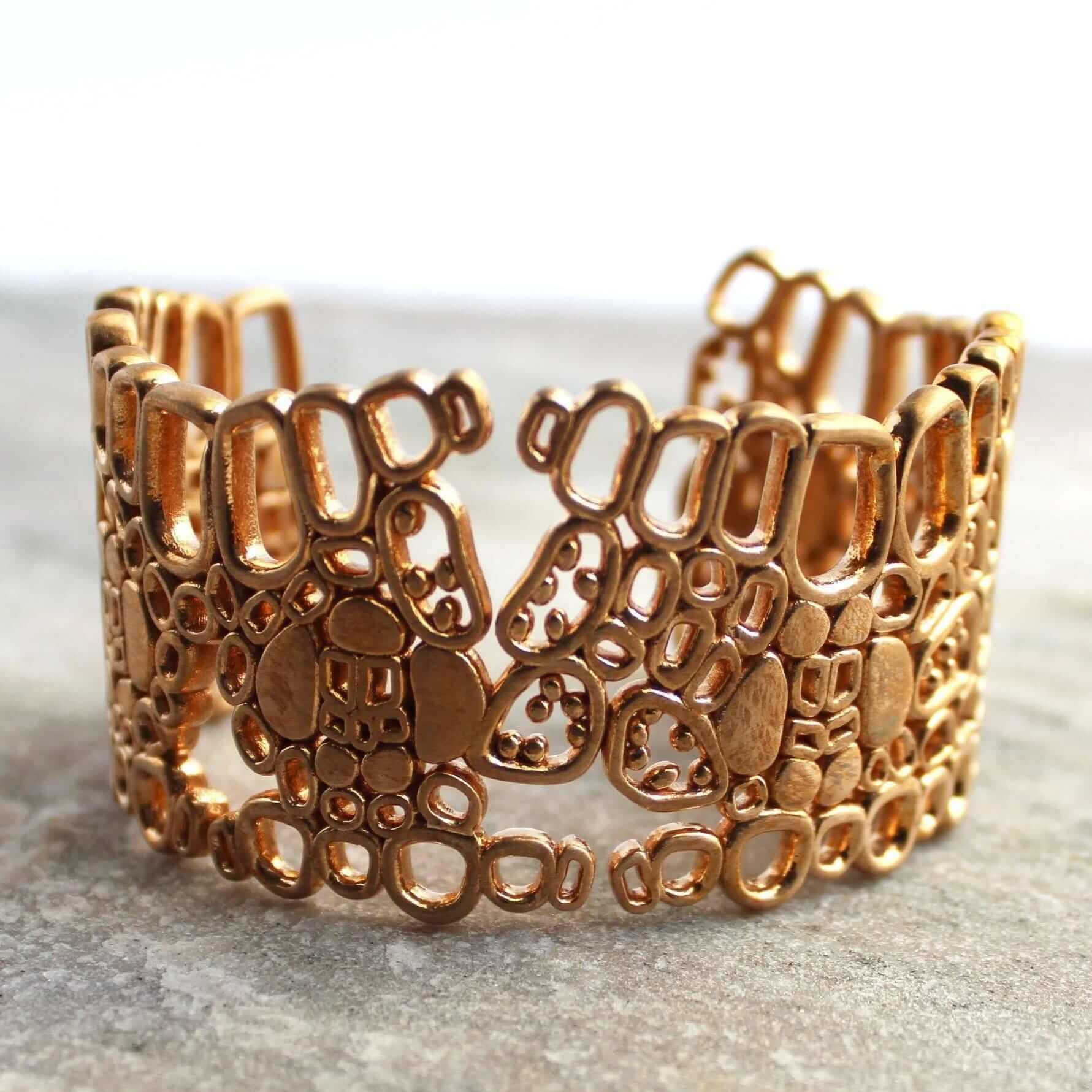Kranz Leaf Anatomy Cuff Bracelet Biology Jewelry