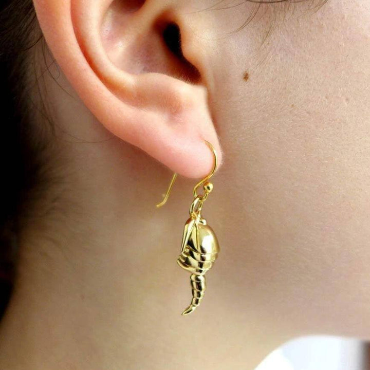 Copepod Earrings [Ontogenie Science Jewelry]