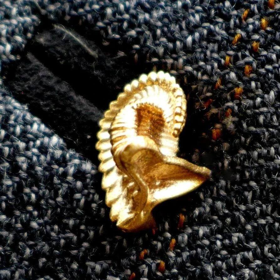 Dailyatia Small Shelly Fossil Lapel Pin  [Ontogenie Science Jewelry]