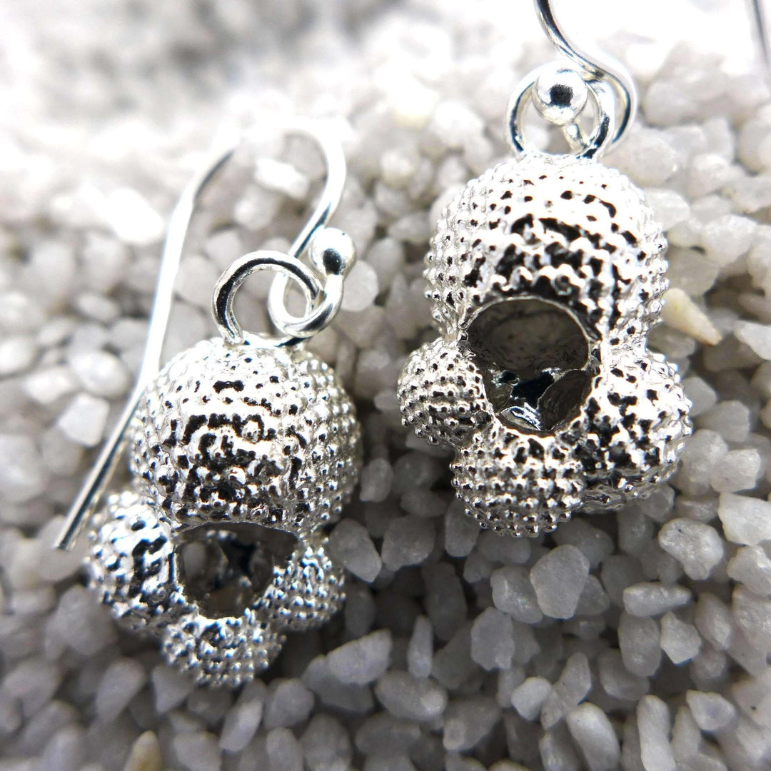 Globigerina Foraminifera Earrings [Ontogenie Science Jewelry] silver