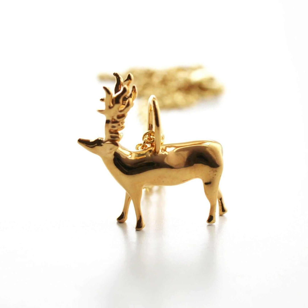Lascaux Reindeer Paleolithic animal Pendant [Ontogenie Science Jewelry] Archaeology jewelry