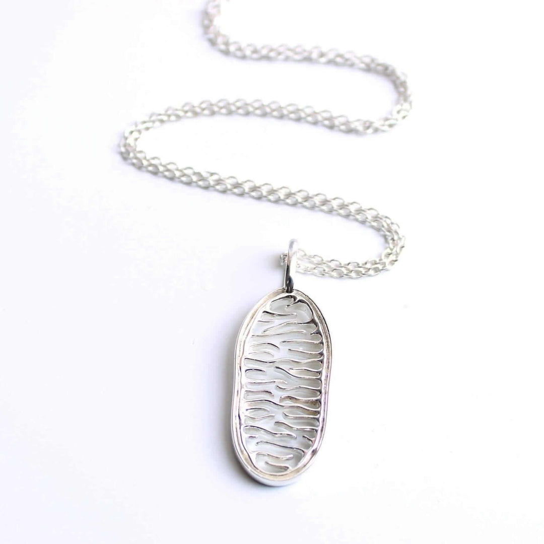 sterling silver mitochondrion cell biology pendant Ontogenie  [Ontogenie Science Jewelry]