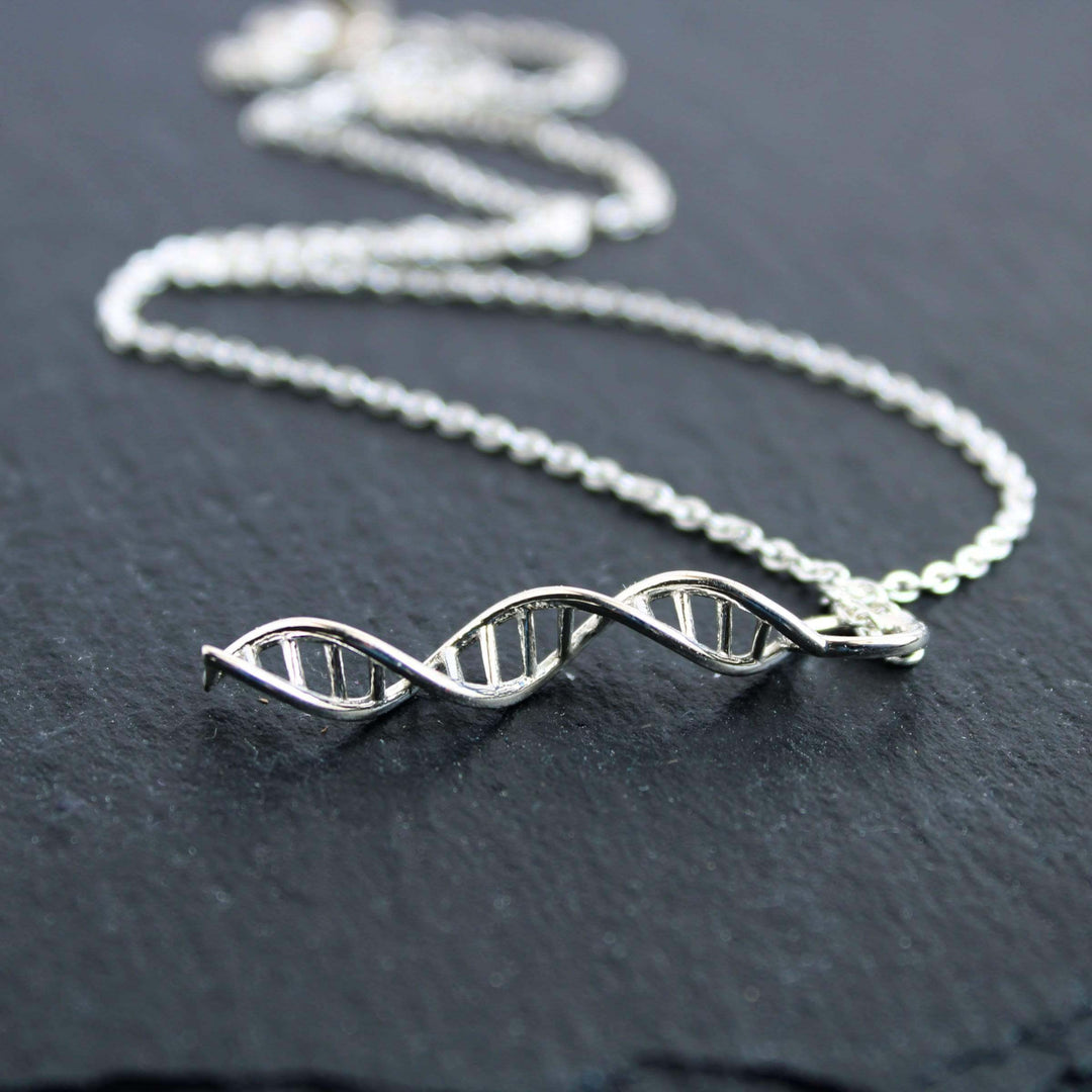 DNA pendant sterling silver Ontogenie