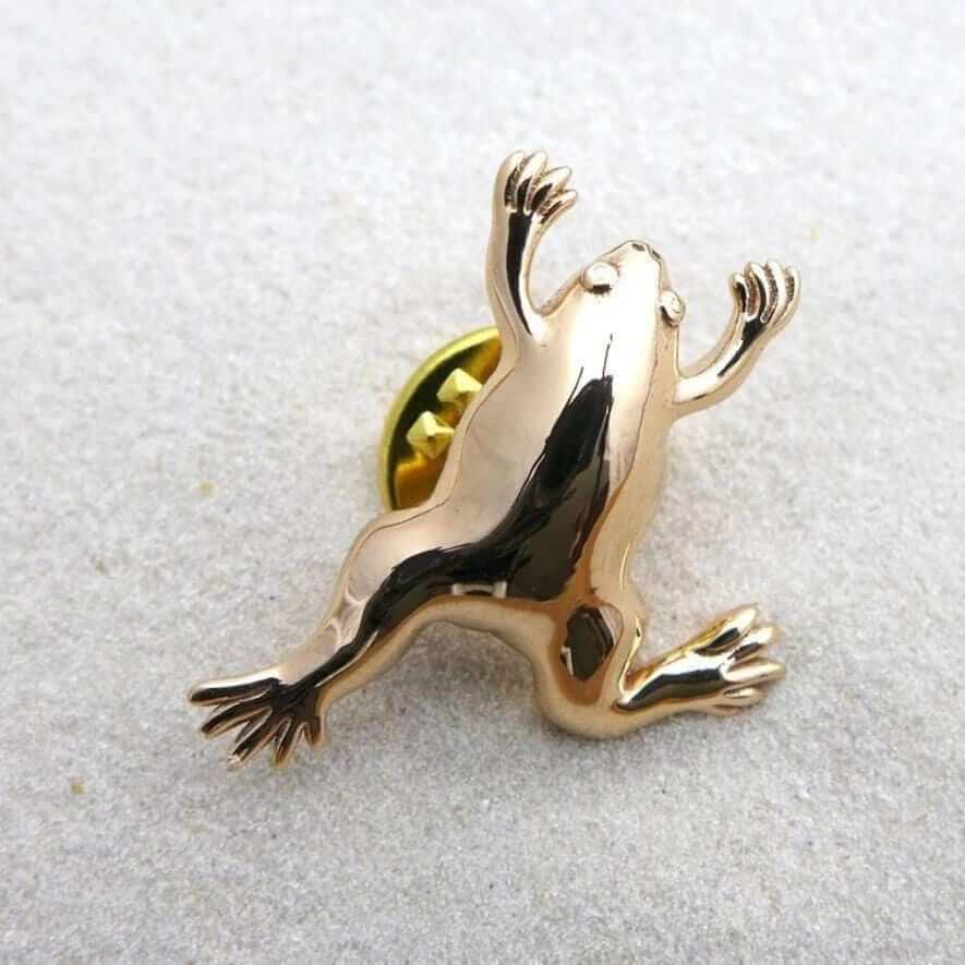 Xenopus laevis african clawed Frog Lapel Pin [Ontogenie Science Jewelry] model organism biology